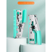 SAMZHE RJ45 Crimp Tool Ethernet Crimping Tool Wire Tool for 6P 8P Cat5 Cat8 Ethernet Tool Stainless Steel Wire Cutter