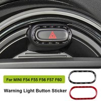 For MINI Cooper JCW F54 F55 F56 F57 F60 Countryman Clubman Car Styling Warning Light Switch Button Trim Stickers Interior Decor