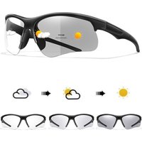 AliExpress LOISRUBY 3 Pairs Men and Women's Photochromic Cycling Sunglasses Outdoor Sports Half Frame Eyewear Running Hiking Driving Glasses