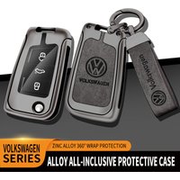 Car Remote Key Fob Case Cover Holder Shell Bag For Volkswagen VW Polo Golf 7 MK7 Tiguan Passat Jetta E-golf Keychain Accessories