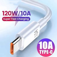 10A Super Fast Charging Type C Cable USB Quick Charge Cable For Huawei Honor Xiaomi Samsung Oneplus Phones 0.25m/1m/1.5m/2m Cord