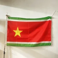 Suriname National Flag 2x3ft 3x5ft Polyester Banner Durable for Indoor Outdoor Decor Events Celebrations