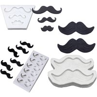 Moustache Silicone Mold Fondant Cake Decorating Tools Sugarcraft Cookie Mold