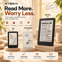 Lecteur de livres électroniques XTEINK X4Pro Classic X3, écran portable ultra-fin, écran à encre électronique, mémoire 16 Go, haute résolution