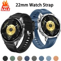 Official 22mm Strap For HUAWEI WATCH GT 6 5 4 46mm/Watch 4 5 Pro/WATCH GT 6 5 3 2 Pro 46 mm Composite Silicone Band Bracelet
