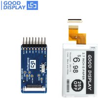 Eink Screen 2.7 inch SPI Interface 296x152 Electronic Eink Display and EPD HAT, GDEY027T91 with Adapter Board