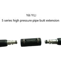 High-Pressure Pipe Extension Pipe Butt Joint Connector For Pressure Washer Hose Adapter Connect Pipe Hose Car Washer Accessories