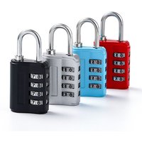 4 Digit Number Combination Pad Lock Padlock Outdoor Waterproof Lock Suitcase Luggage Security Coded Lock