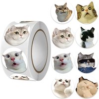 500pcs Cartoon Meme Cat Stickers For School Reward Stickers Classroom Decor Encouragement Sticker For Student Teacher