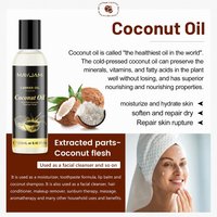 250ml 8.8oz Coconut Oil Make Cuticle Oil Creams Body Oils Lip Balms Sweet Almond Rosehip Grapeseed Jojoba Olive Carrier Oil
