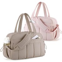 Waterproof Diaper Bag Mommy Handbag Travel Gym Tote Maternity Cabin Bag Lightweight Portable Bag for Baby Stroller Outdoor Daily