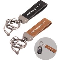 Deluxe Fashion Suede KeyChain Horseshoe Buckle Motorcycle Key Ring For Honda TRANSALP XL 600 650 700 V XL700V XL650V