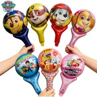 10PCS/7PCS PAW Patrol Themed Handheld Balloon Sticks Set for Children's Day Festival Party Decorations Multiple Dog Designs