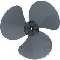 12" Plastic Fan Blade 3 Leaves Home Improvement Radius 14cm Standing Pedestal Floor Wall Table Fanner Practical