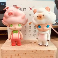 Pop Mart Dimoo Lost Animals Series Blind Box Toys Mystery Box Guess Doll Desktop Ornaments Collection Cute Anime