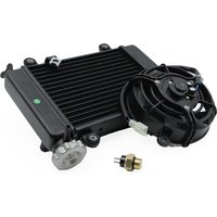 Motorcycle Radiator Cooling Cooler 5" Electric Fan M16 Temp Sensor For China 150cc 200cc 250cc 4x4 ATV UTV Buggy Quad Bike Parts