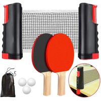 Universal Table Tennis Racket Combination Set Portable Mesh Column Household Standard Stretchable Table Tennis Mesh Rack Set