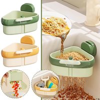 Kitchen Sink Corner Drain Storage Basket, Suction Cup Suction, Can Filter Soup Residue and Vegetable Leaf Residue