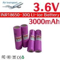 3.6V 3000mAh 10PCS 18650 Battery For Samsung INR18650 30Q Lithium Lon Battery Replacement External Battery