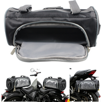 Universal Motorcycle Handlebar Roll Bag Water Resistant Touch Screen Front Saddle Bag For E-Bike