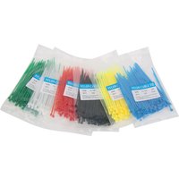 100-600Pcs Color 3x100mm Nylon Black Self-Locking Cable Ties Color Plastic Zip Ties Cable Ties Cable Organizer Wire Strap