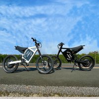 CS20 15000W High Speed Enduro Electric Bike 19 Inch Pedal Stealth Bomber Mountain EBike 72v Fat Tire 19 Inch Pedal Stealth