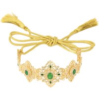 Moroccan Caftan Belt For Women Wedding Dress Gold Color Belly Chain Jewelry Arab Robe Bijoux Bridal Gift Lenght Adjustable
