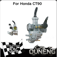 22mm Motorcycle Carburetor Carb PZ22 For Honda Ct70 Ct90 Ct110 Trx90 Atc90 Atc110 Atc125 Trax125 Trx125 Dirt Bike ATV Go Karts
