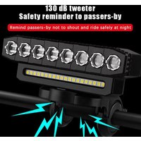 Bicycle Lighting Bells USB Rechargeable Bike LED Light Horn MTB Bicycle Head Lights MTB Road Cycling Bike Front Lamp for Bicycle
