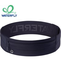 WATERFLY Running Belt Fanny Pack Slim Elastic Sport Workout Waistband For Men and Women Belt Marathon Jogger Waist Bag