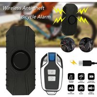 AliExpress NONE Wireless Bicycle Vibration Alarm USB Charge Waterproof Motorcycle Electric Bike Alarm Remote Control Anti Lost Security Sensor