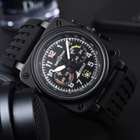 2026 New Fashion Top Quality Original Brand Watches For Mens High Quality Square Quartz WristWatch Automatic Date AAA Male Clock image 3
