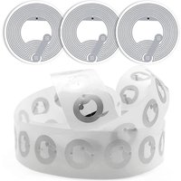 50PCS NTAG215 NFC Sticker Tags 504 Byte Blank Rewritable Adhesive Labels, Universal for All NFC Enabled Mobile Phones