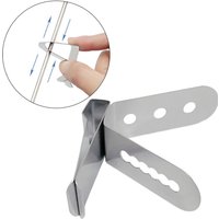 Universal Probe Clips Holder Stainless Steel Thermometer Stand Adjustable Clamp Fixing for Barbecue Grill Kitchen Cooking