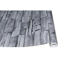 Light Grey Brick Peel and Stick Wallpaper 3D Brick Stone Self Adhesive Wallpaper Removable Contact Paper for Bathroom Bedroom