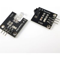 IR Infrared Transmitter Receiver Module Kit for Arduino 38KHz 10M Range 5V Learn Remote Control Signals Smart Home RC Car