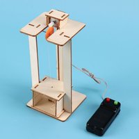 DIY Electric Elevator Model Children's Puzzle Toy Steam Scientific Assembly Experimental Set Educational Teaching Aids