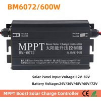 MPPT 600W Solar Boost Charge Controller For 24V 36V 48V 60V 72V Battery Charger Charge Digital Controller