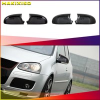 Rearview Mirror Cover Cap Trim For VW Golf 5 MK5 GTI R32 2003 - 2009 Rear Wing Mirror Caps Left + Right M Style Car Side