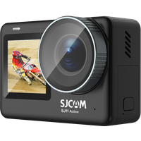 SJCAM Flaggschiff SJ11 Aktive 4K-Sportkamera mit Metallgehäuse | OIS+EIS-Stabilisierung | 98FT wasserdicht | Doppelter Bildschirm