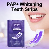 Purple Teeth Whitening Patches for Smokers & Coffee Drinkers - Improve Yellowing & Dullness Fresh Breath Oral Care Stickers 7pcs