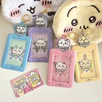 Chiikawa Same Style Kawaii Magic Girl Cartoon Series Card Holder 3 Inches Card Storage Usagi Anime Protective Case Show