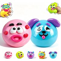 Smushers Squishy, Curiosities Dog Face Swap Squishy Toy, Soft Moldable Cute Slow Rebound Squeeze Toy, Venting Relaxing Tool
