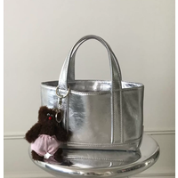 Modern Neutral Style Large Capacity Silver Handbag Dongda Gate New Practical Fashionable Women's Tote Bag Trendy All-Match