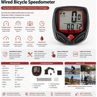 GPS Bicycle Computer Cycling Speedometer Odometer Speedometer speed measuring device 15 function Bicycle equipment