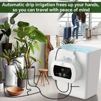 USB drip irrigation system automatic watering system with custom schedule watering timer for potted plants indoor watering
