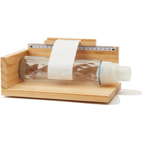 Handheld Wooden Label Tool | Adjustable Semi-Automatic Bottle Label Applicator