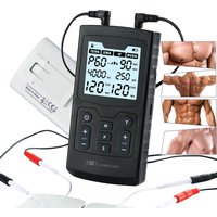 4 in 1 EMS IFT Electric Muscle Stimulator TENS Unit Adjustable Physiotherapy Pulse Massage for Abdominal Body Massager Therapy