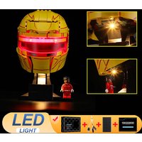LED Light Kit for LEGO 43022 Helmet Model Decorative Lamp DIY Toys Christmas Gift (Not Include Blocks Bricks Kits Sets Model)