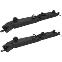 Universal Padded Soft Car Roof Rack Cross Bars Space Saving Protection Luggage Rack For Cars Top Luggage Carrier Rails Load 75kg